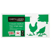 Chef's Larder 5 Dozen Medium Free Range Eggs  Adomoo